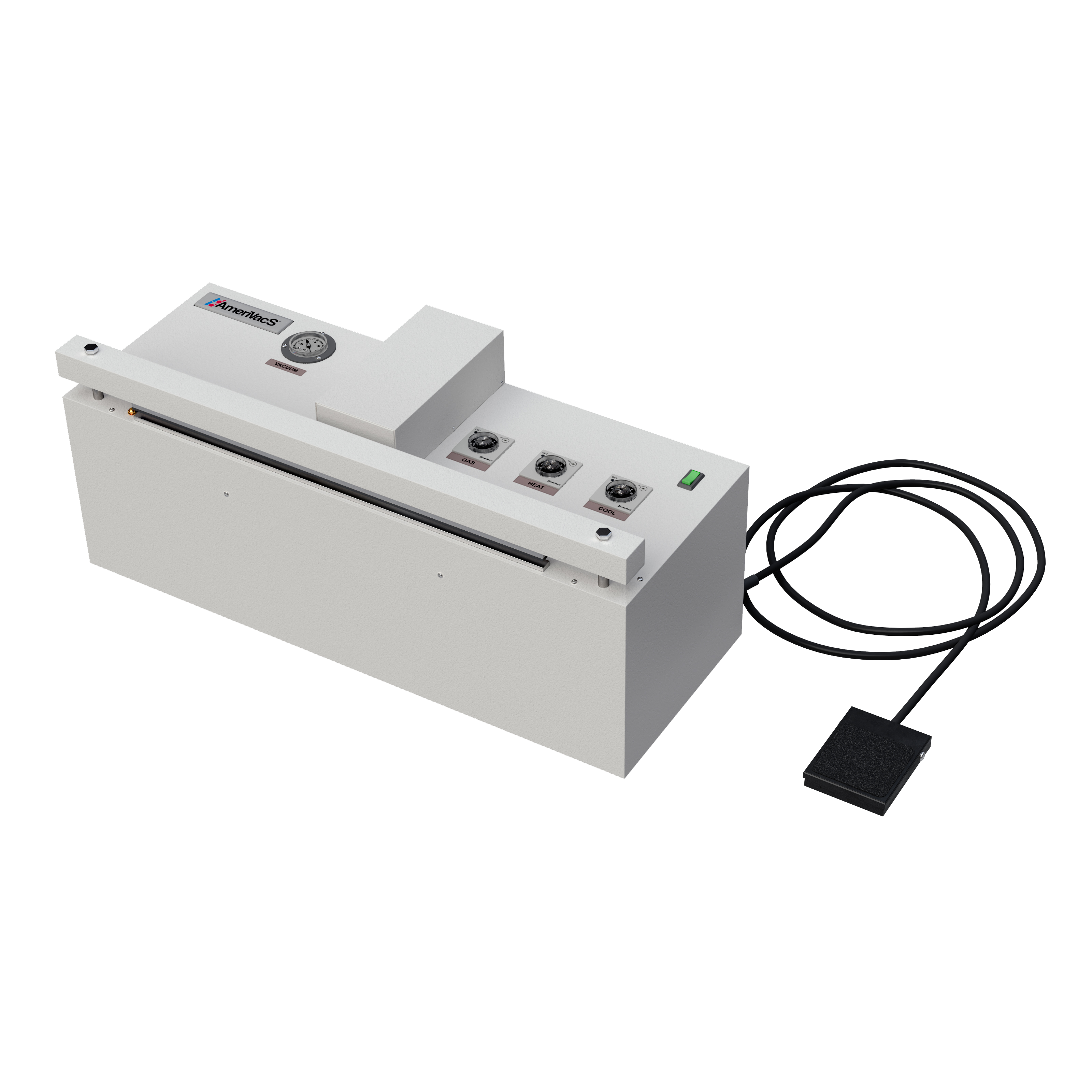 CAVN- Self Contained Retractable Nozzle Vacuum Sealer with Gas Purge (Built-in-Compressor) : AmeriVacS