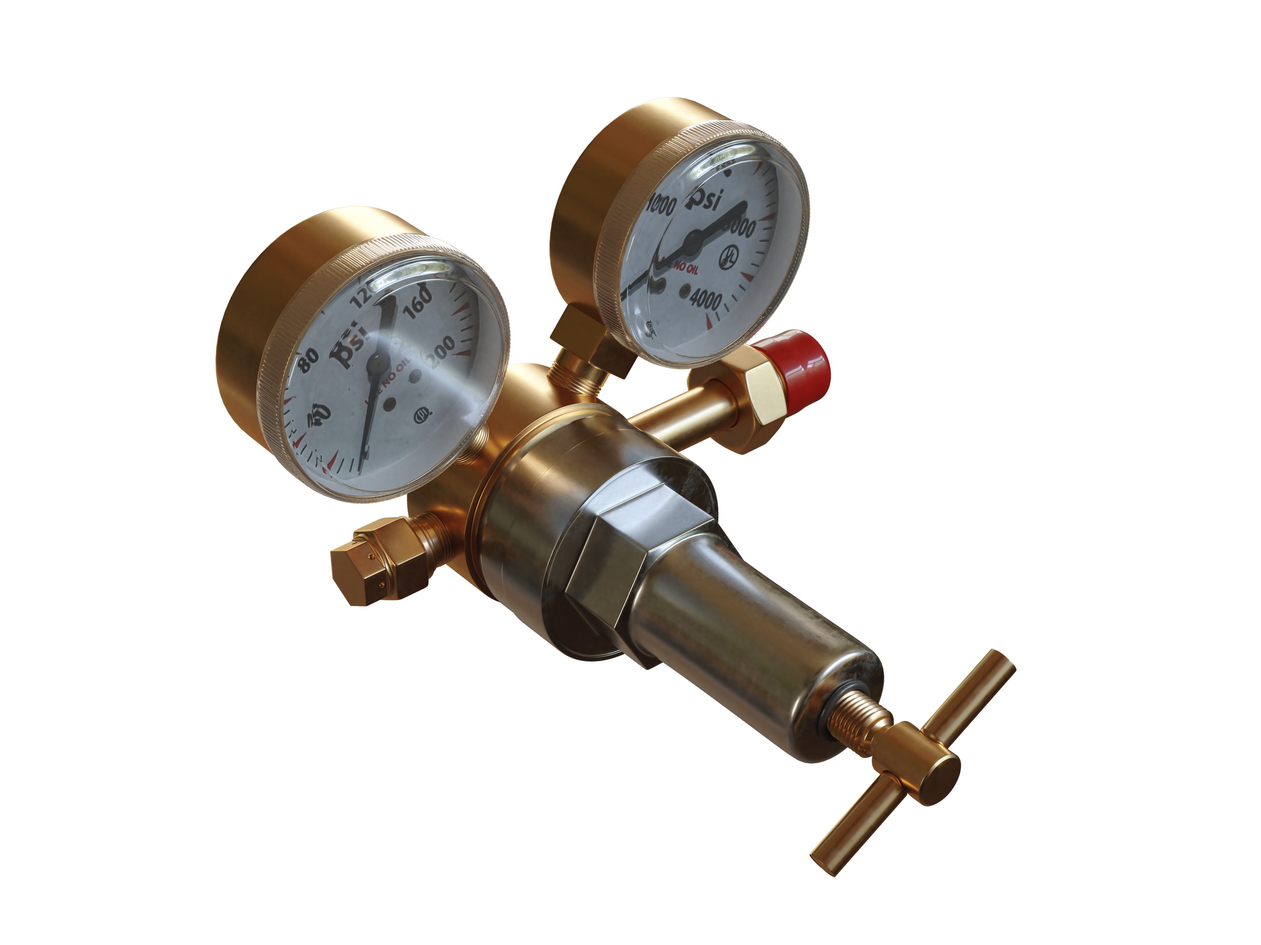 NR - Nitrogen Regulator CGA580 inlet : AmeriVacS